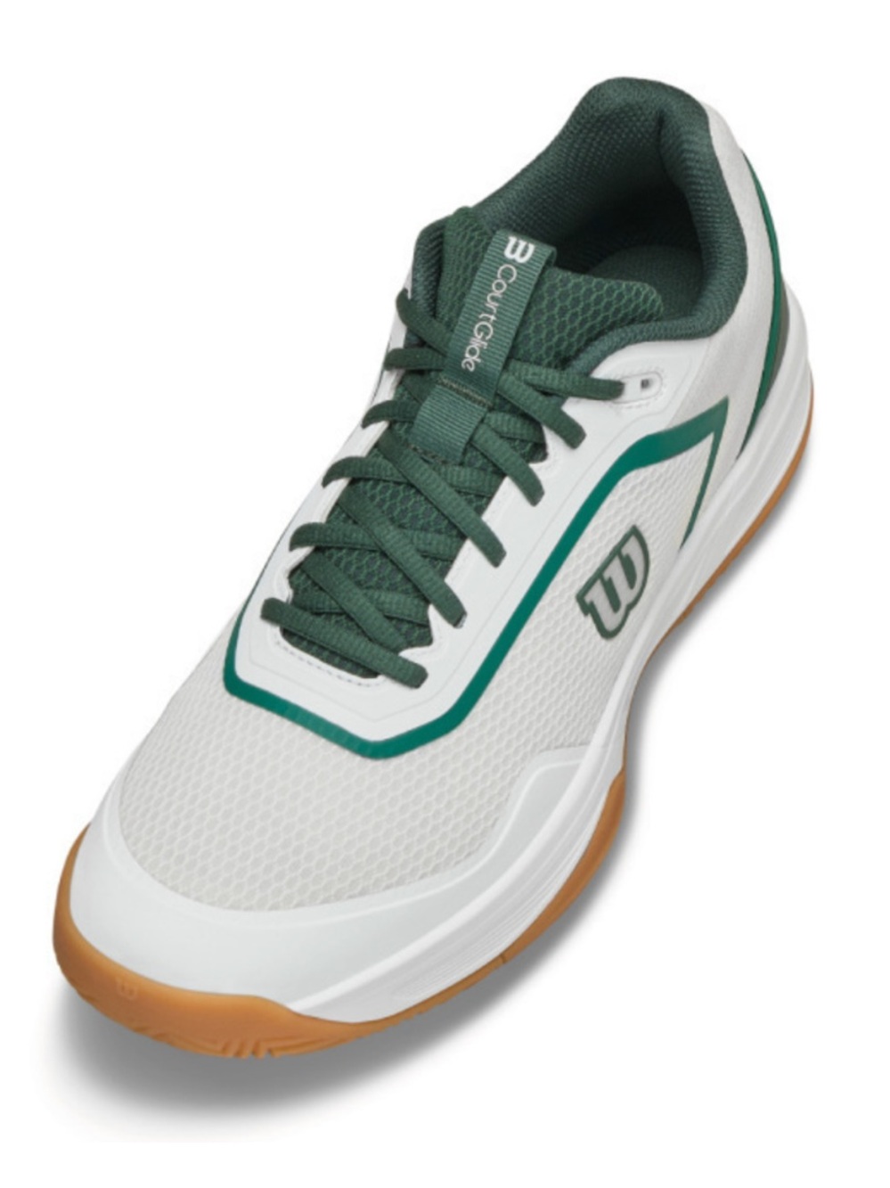 NWT ⛱️Wilson - White Green Courtglide Tennis Shoe - 12